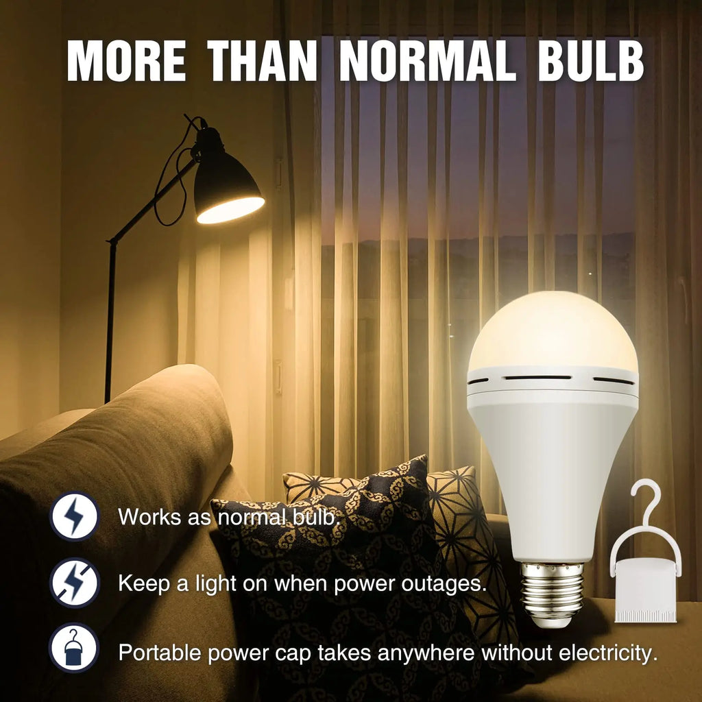 Power-Saving Rechargeable Light Bulbs