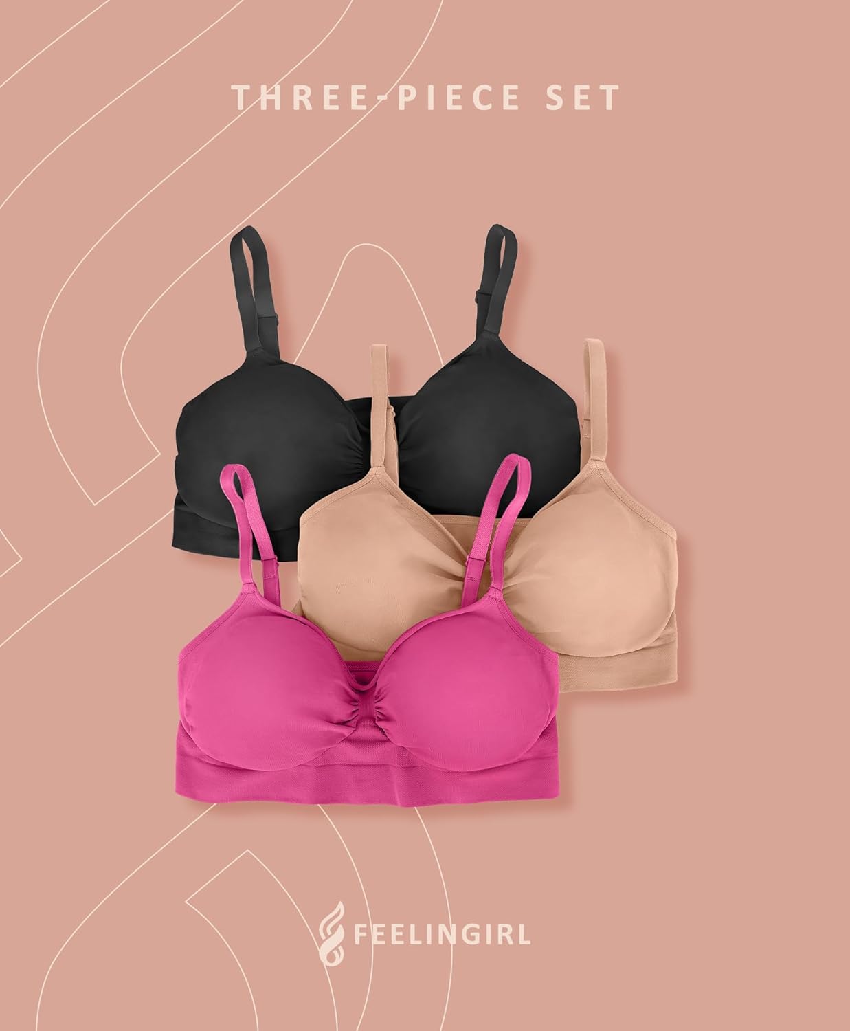 ComfortBoost Wireless Bralettes