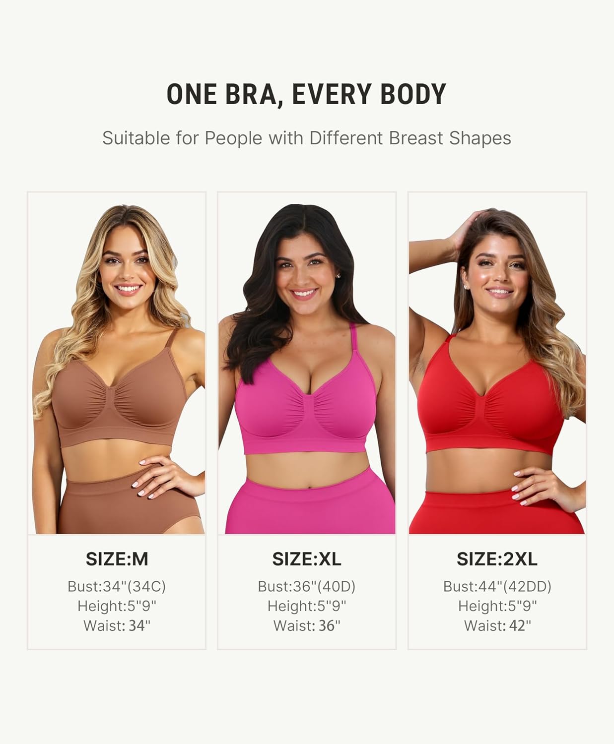 ComfortBoost Wireless Bralettes