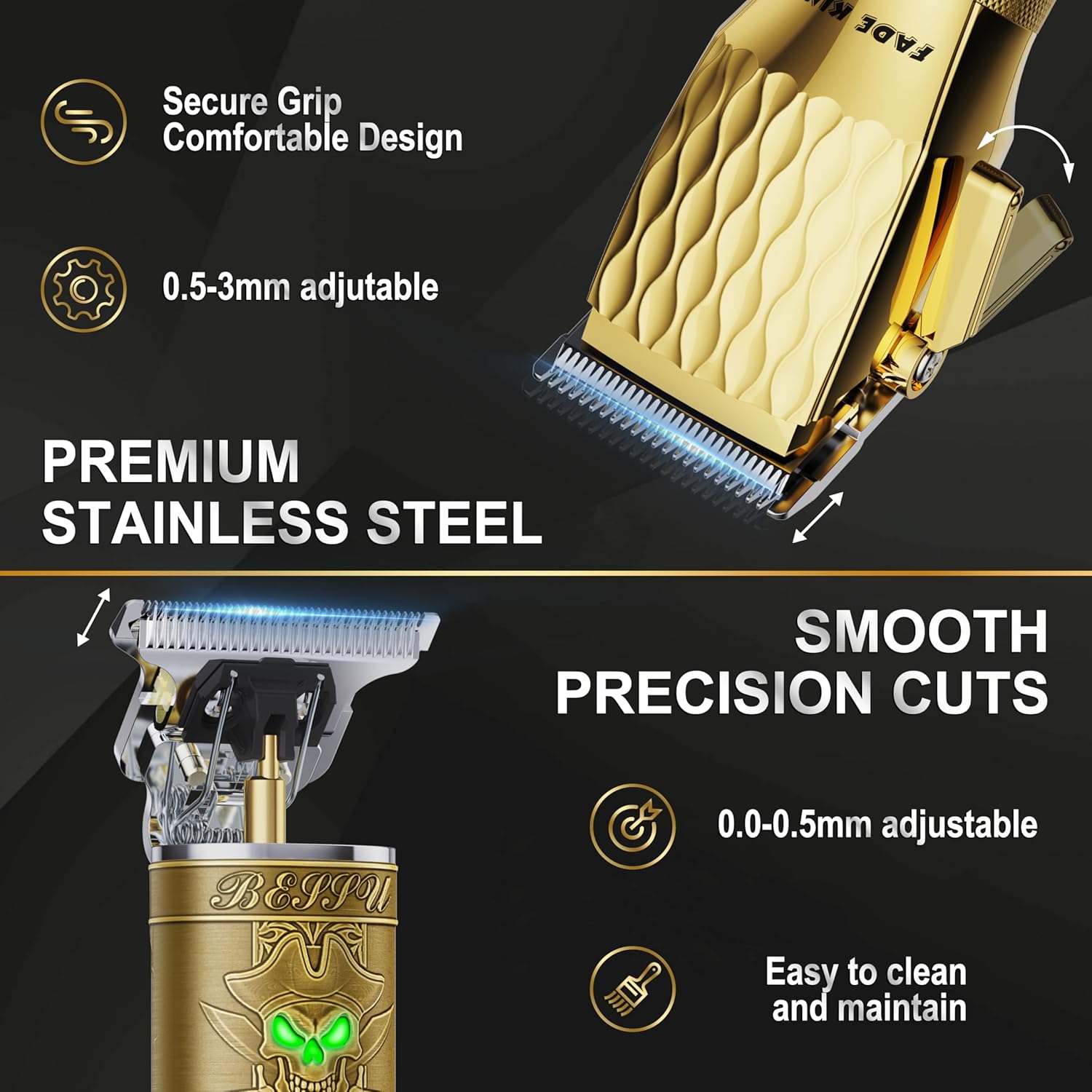 FadeKing Men's Grooming Kit