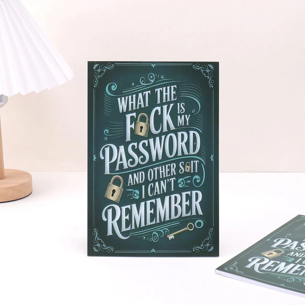 Teal Password Notebook
