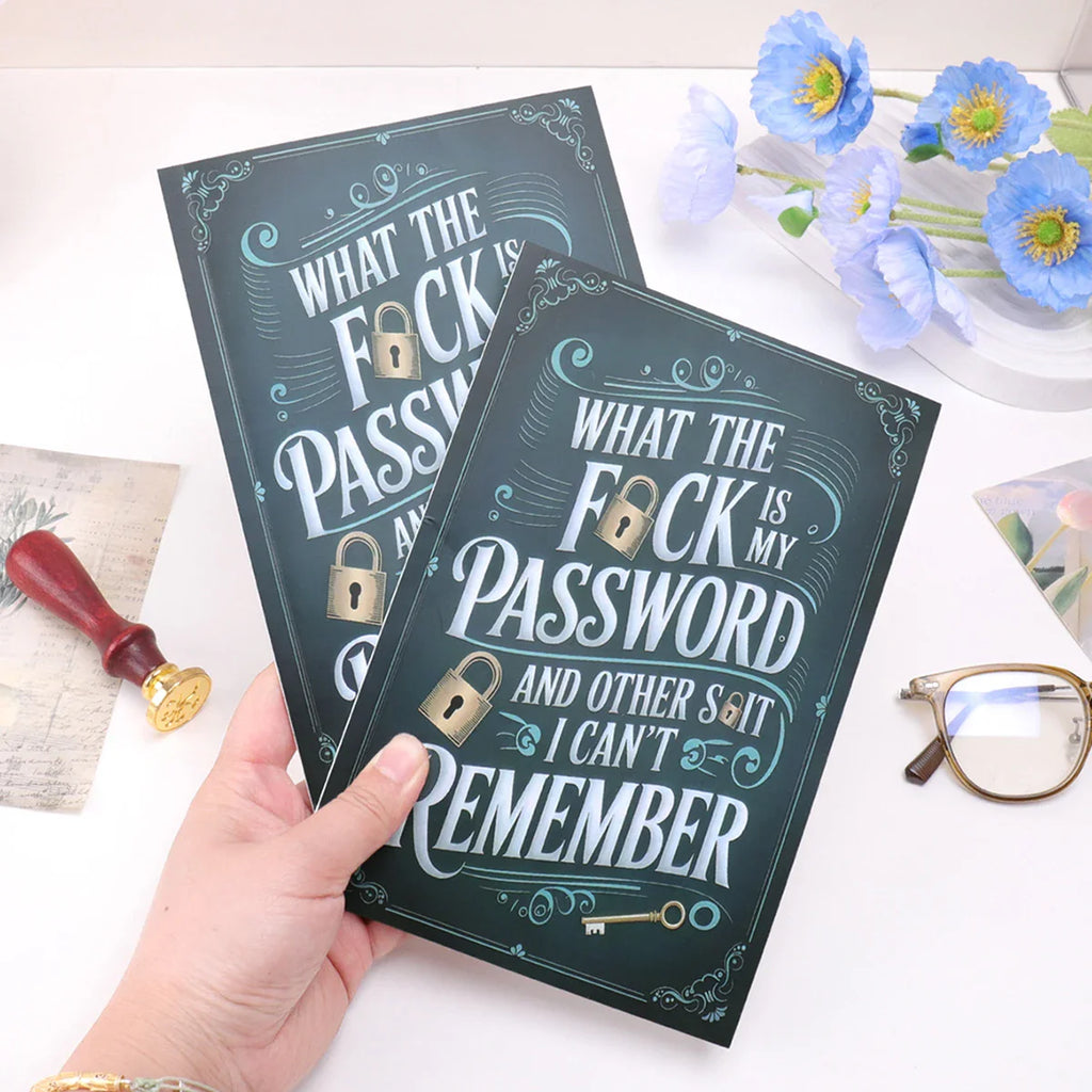 Teal Password Notebook