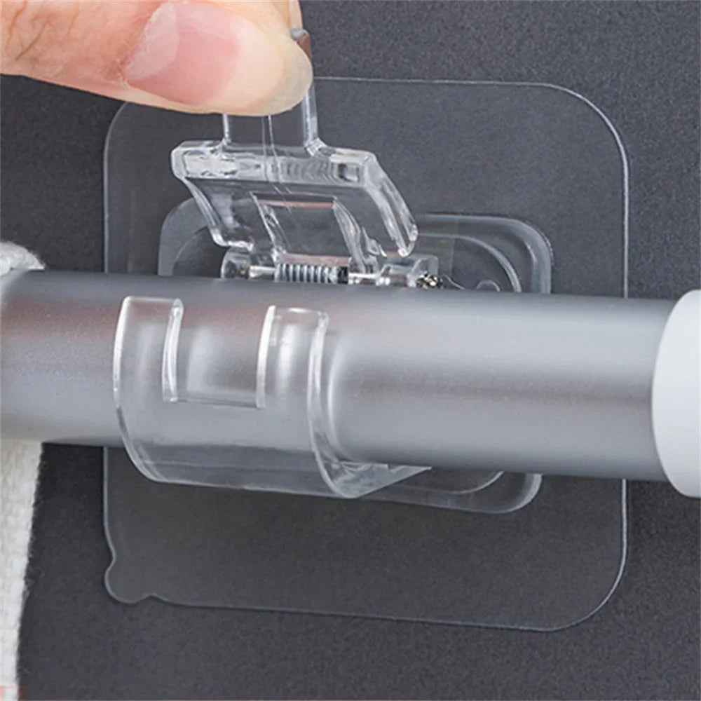 Punch-Free Curtain Rod Hooks