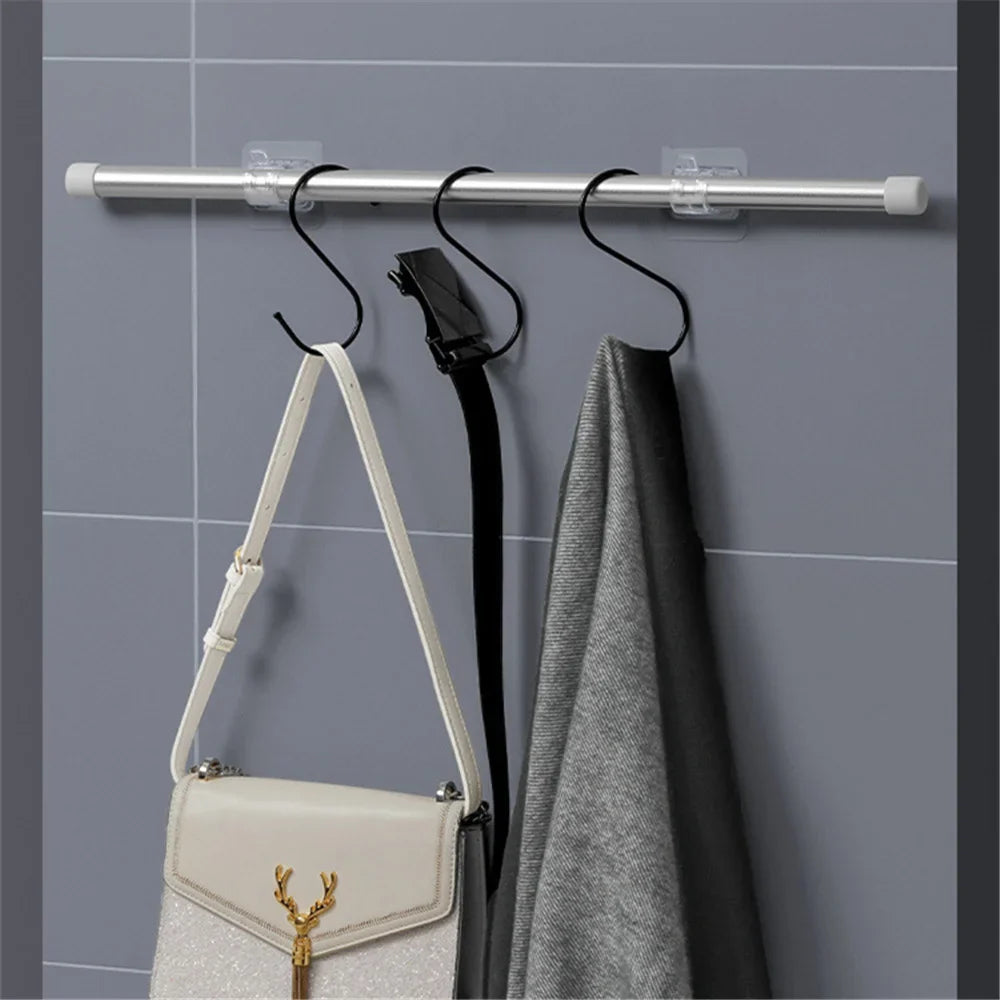 Punch-Free Curtain Rod Hooks